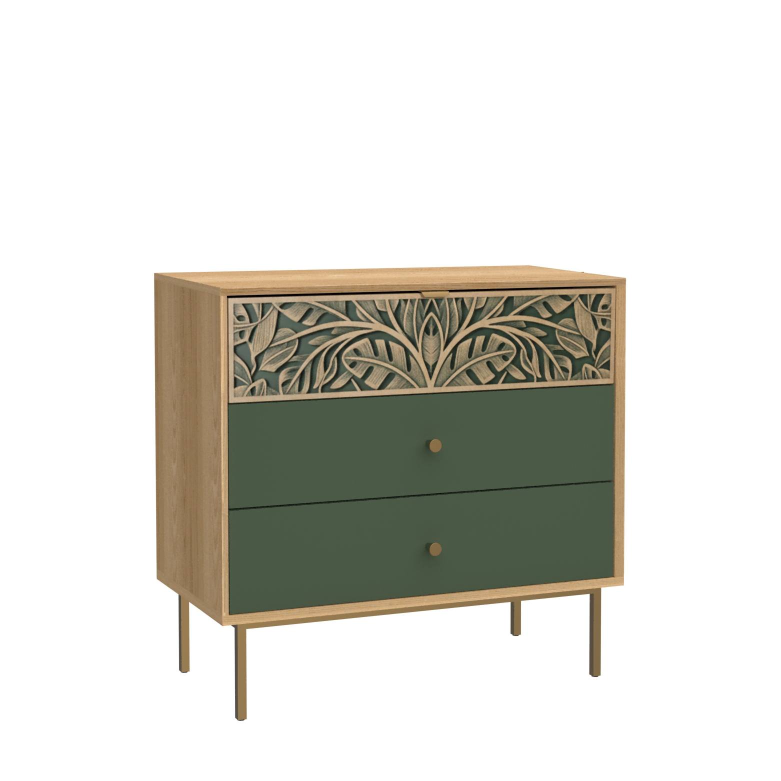 Tulumora 3 Drawer Cabinet